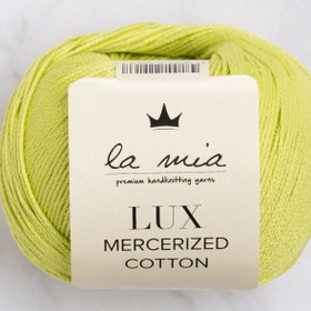 Resim La Mia Lux Mercerized Cotton Fıstık Yeşili El Örgü İpi - 150 - 33751 