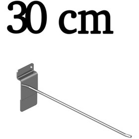 Resim 60 Adet 30 Cm Kanallı Pano Kancası, Bijuteri, Aksesuar Askı 