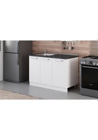 Resim Minar 125 Cm Mutfak Dolabı Beyaz 125-B1-Alt Modül Beyaz 