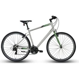 Resim Carraro Sportive 321 Gezi Bisikleti Shimano 21 Vites Gri Yeşil 