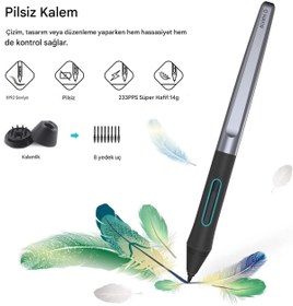 Resim Huion Inspiroy H640p 6.3" X 3.9" 6 Tuş Grafik Tablet Kalem 