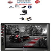 Resim Everton RT-7070 7" Double Oto Teyp Usb Aux Bluetoth Kamera Dahil 