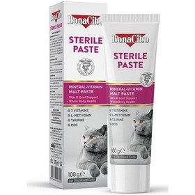 Resim Bonacibo Paste Kısırlaştırılmış Kediler İçin Mineral Vitamin Destekli Malt Macun 100 ML 