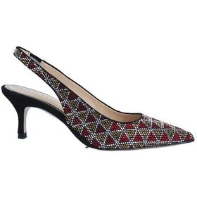 Resim Poletto Hakiki Deri Sıyah-altın Ayakkabı Gece/abiye 9841 52 V1-2504 Siyah 