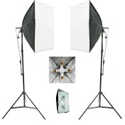 Resim Pikolo Film Softbox Dört Lambalı 2 Adet 