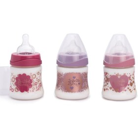 Resim Suavinex Haute Couture Pp Biberon Geniş Ağız 150Ml - Pembe 