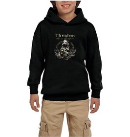 Resim Zepplin Giyim Therion 20th Anniversary Show Siyah Çocuk Kapşonlu Sweatshirt Siyah 