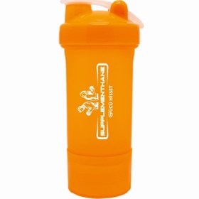 Resim Fitness Smart Shaker 550 Ml + Toz saklama kablı - Turuncu 