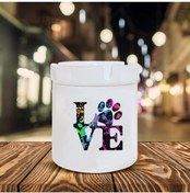 Resim Genel Markalar Love Ped Baskılı Seramik Şık Küllük 