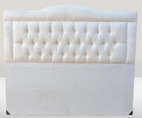 Resim Başlık 90339 DK Çift Kişilik 150'lık Tay Tüyü Krem Kumaş Dolgun Kapitone El Yapım 