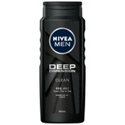 Resim Nivea Men Deep Dimension Clean 3ü 1 Arada Erkek Duş Jeli 500ml 