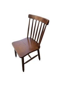 Resim Bengimobilya Sandalye Yonca Çıtalı Model Kayın Torna Retro Iskelet Parlak Cev 