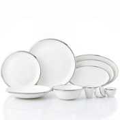 Resim Korkmaz Elektra Collection 60 Parça Platin Yemek Takımı A8057 