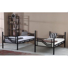 Resim Ranzacı Solid Karyola 90X190 - Genç Çocuk Yatak Odası Metal Karyola/Si... 