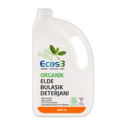 Resim Ecos3 Organik Elde Yıkama Bulaşık Deterjanı 2500 ml 