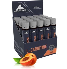 Resim Multipower L-Carnitine Likit Shot Şeftali Aromalı 25ml Karnitin (Tekli) 