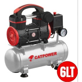 Resim Catpower Cat1111 Sessiz & Yağsız Kompresör 1 Hp 6lt 