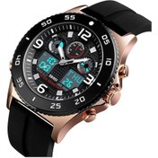 Resim Yingfu Skmeı 1538 Kadran Zaman Çok Renkli Spor Elektronik Saat Çelik Kemer Rahat Erkekler Altın-silikon Çok Renkli 