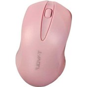 Resim Pazly Lemestar T-wolf Q2 Ergonomik 3 Tuşlu 2.4g Fare 10m Menzil 1200dpi Window/mac Uyumlu Sakura Pembe 