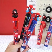 Resim Marvel 1 adet, Spider-Man Karikatür Yaratıcı 10 renkli Jel Kalem, Graffiti Çok Renkli Günlük Kalem, Hafif ve Şık Kırtasiye Günlük Yazma ve Ofis Malzemeleri İçin İdeal Hediye Aile ve Arkadaşlar İçin 