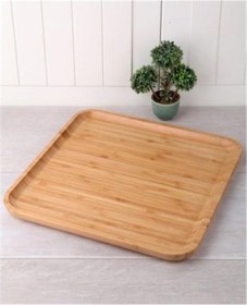Resim Bambu Kare Sunum Tabağı 30cm Royaleks-kr3030 Diğer 