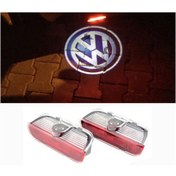 Resim Otobestto Volkswagen Passat B7 B8 Kapı Altı Orjinal Led Logo 