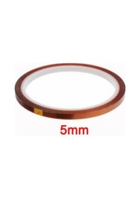 Resim Yanmaz Kapton Bant 5Mm X 33 Metre 