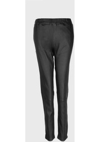 Resim Valmenti Kadın Siyah Hakiki Deri Pantolon 846 V1020 Byn Dr Pantalon Y23 Siyah 