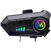 Resim Y10 Motosiklet Kablosuz Bluetooth 5.3 Kask Kulaklık İntercom 