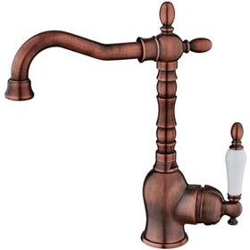 Resim Gpd Retro Tek Gövde Lavabo Bataryası Bakır Oksit Kaplama Mtl180-B Gpd 