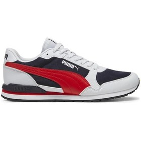 Resim Puma St Runner V3 Mesh-navy-red-silver-white Erkek Spor Ayakkabı-28571-lacivert Lacivert 
