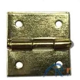 Resim Genel Markalar Tavla Menteşesi No:2 - 15x15mm, Sarı, 1 Adet 