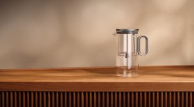 Resim HK513 Isıya Dayanıklı Cam Çaydanlık, 1200 ml, Mıknatıslı Kapak 