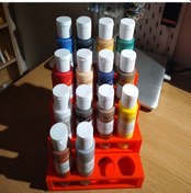 Resim Akrilik Boya Tutucusu 35 Mm Şişeler Plastik Aparattır 