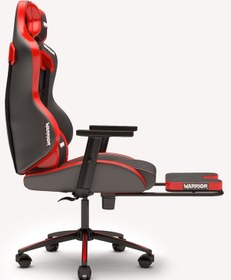 Resim Warrior Adonis Oyuncu Koltuğu - Kırmızı - Ayak Uzatmalı Profesyonel Bilgisayar Sandalyesi 1566c0511 