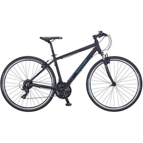 Resim Salcano City Life 24s V 28 Jant Full Shimano 24 Vites - 18" Şehir Ve Gezi Bisikleti Siyah Beyaz Siyah - Beyaz 