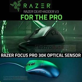 Resim RAZER DEATHADDER V3 KABLOLU GAMING MOUSE RZ01-04640100-R3M1 
