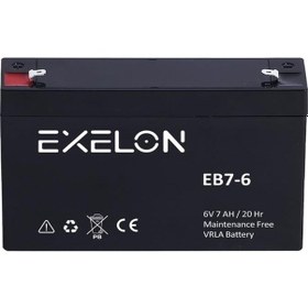 Resim Exelon 6v 7 Ah Akü Kuru Tip 151 35 99 1,12 Kg Vrla Battery 