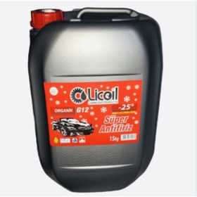 Resim LİCOİL Antifriz Organik G12 Kırmızı Antifriz 15kg(-25 Derece)bidon 