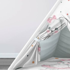Resim instababyrooms Çocuk Oyun Çadırı Balerin Tavşan Dijital Baskılı 