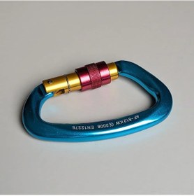 Resim Padalink 25kn Alüminyum Tırmanma Karabineri - 10cm Güvenli Kilitle Outdoor Tırmanma, Kanyonlama Ve Kamp Malzemesi 