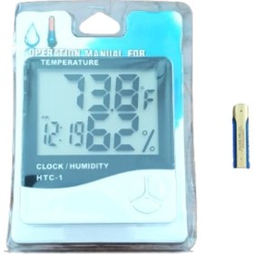 Resim Wetto Isı ve Nem Ölçer Çok Fonksiyonlu Termometre 