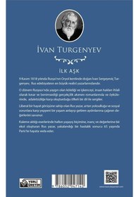 Resim İlk Aşk - İvan Turgenyev - Maviçatı (dünya Klasikleri) 