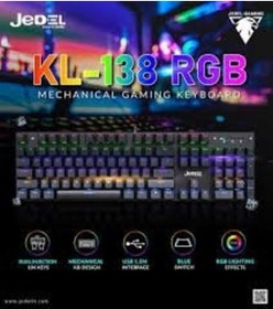 Resim Jedel-gaming Kl-138 Blue Switch Mekanik Rgb Efekli Işıklı Oyuncu Klavye Q Tr Diğer 