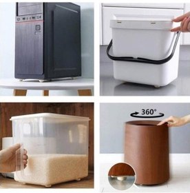 Resim Bilyeli Eşya Kaydırma Aparat Tekerlekli Yer Değiştirme 4 Adet 