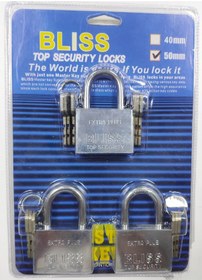 Resim Kilit Blıss Asma Küpe Kilit 50 Mm Çelik Super Kalite Set Seçin 5-Li Set 