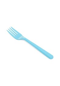 Resim Plastik Turkuaz Renkli Lüx Parti Doğum Günü Çatal - 18 Cm. - 25 Adetlik Paket Turkuaz 