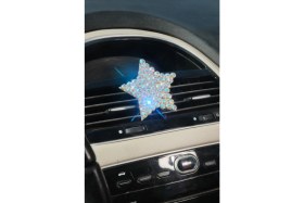 Resim Tasarım Arabam Yaldızlı Yıldız Klima Süsü 