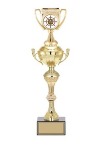 Resim Odak Kupa - Figürlü Kupalar - Kupa Figürlü Kupalar Fg-062 C - 46 Cm Altın - Beyaz 