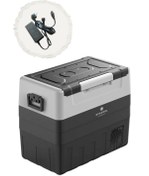 Resim Evacool EVA55ATLP 220 Adaptörlü 12/24V 55 Litre Tek Kapak Çift Ekran Kompresörlü Oto Buzdolabı 